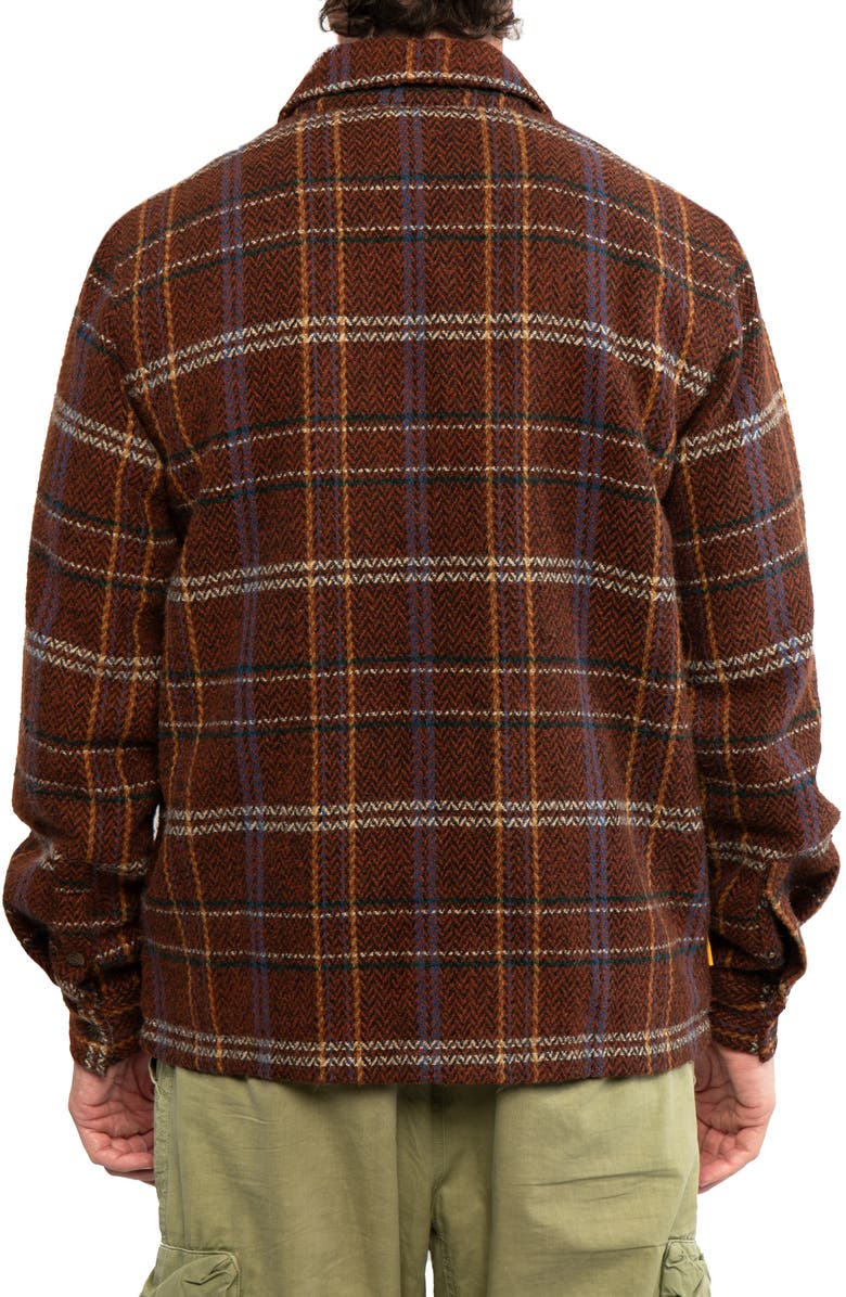 Round Two Zip Plaid Shirt Jacket, Alternate, color, 