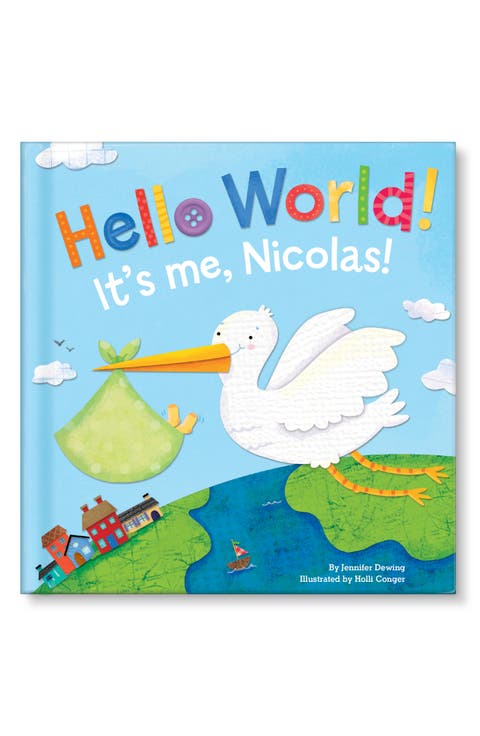 'Hello World!' Personalized Board Book