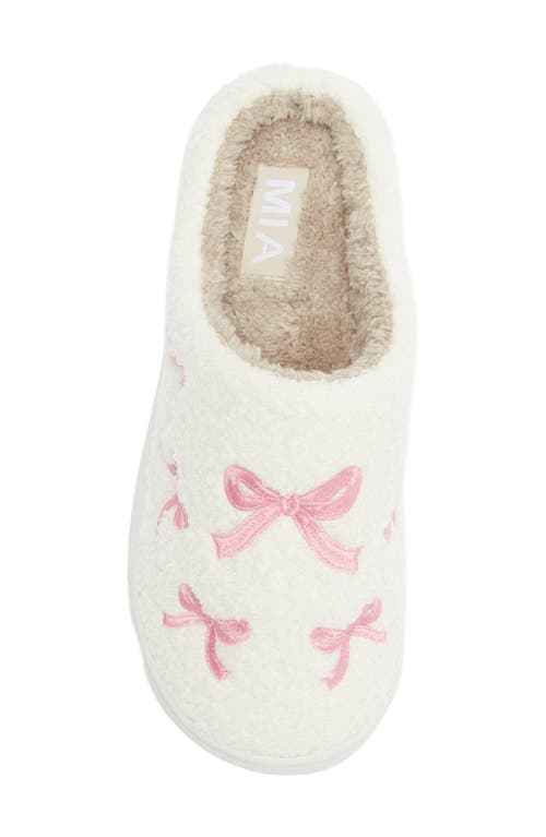 Mia Cozi Slipper In White