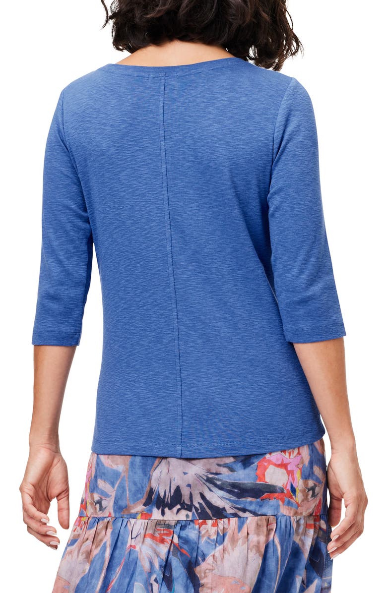 NZT by NIC+ZOE Boat Neck Cotton T-Shirt, Alternate, color,