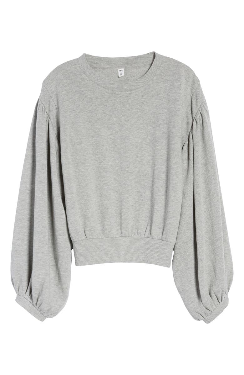 BP. Puff Sleeve Sweatshirt, Alternate, color,