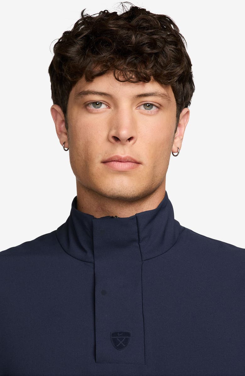 Nike Dri-FIT Short Sleeve Windrunner Shirt, Alternate, color, College Navy