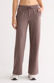 Zella Move In Mid Rise Straight Leg Sweatpants
