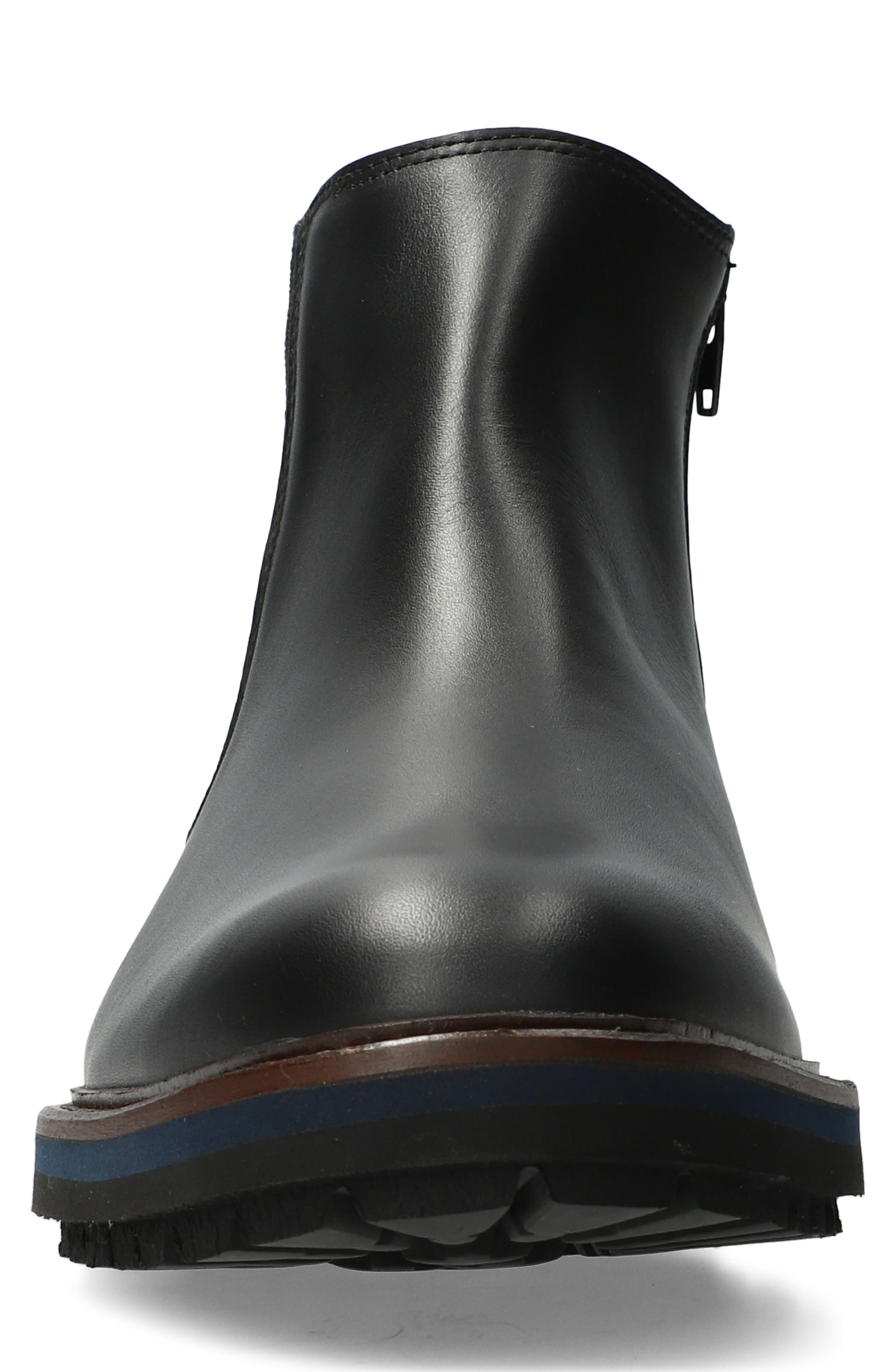 Bayard Leather Chelsea Boot, Alternate, color, BLK ANT 8800