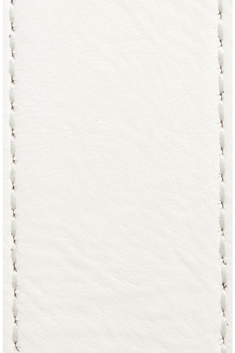 Core Reversible Leather Belt, Alternate, color, WHITE/ BLACK