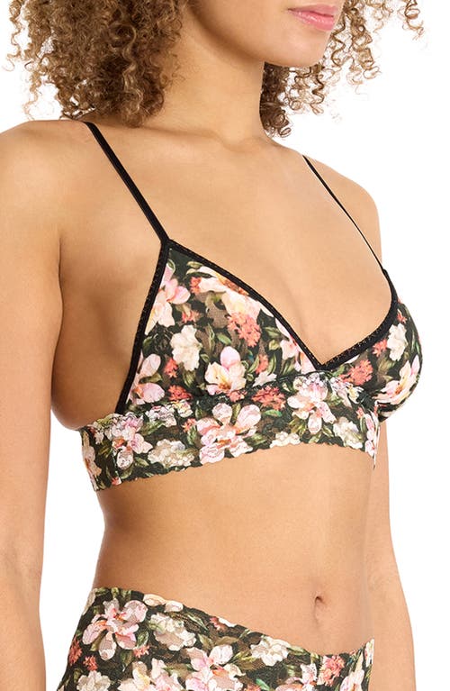 Hanky Panky Padded Lace Bralette In Neutral