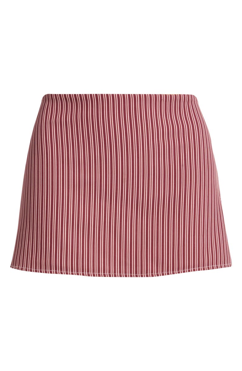 Bella Venice The Lucie Stripe Miniskirt, Alternate, color, Pink Striped
