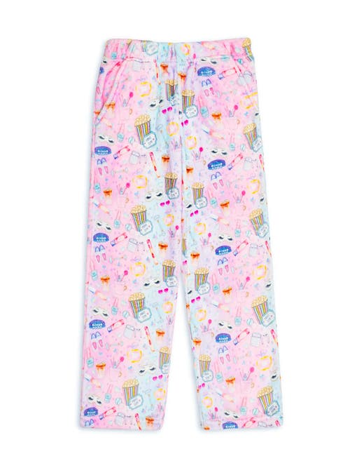 Preppy Goose Plush Sleepover Loungewear Pant In Multi