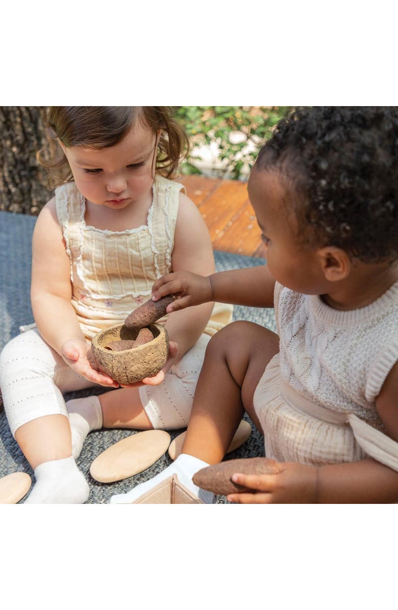 Kaplan Early Learning Company Nature's Geometry Toddler Loose Parts STEM Kit, Alternate, color, Beige