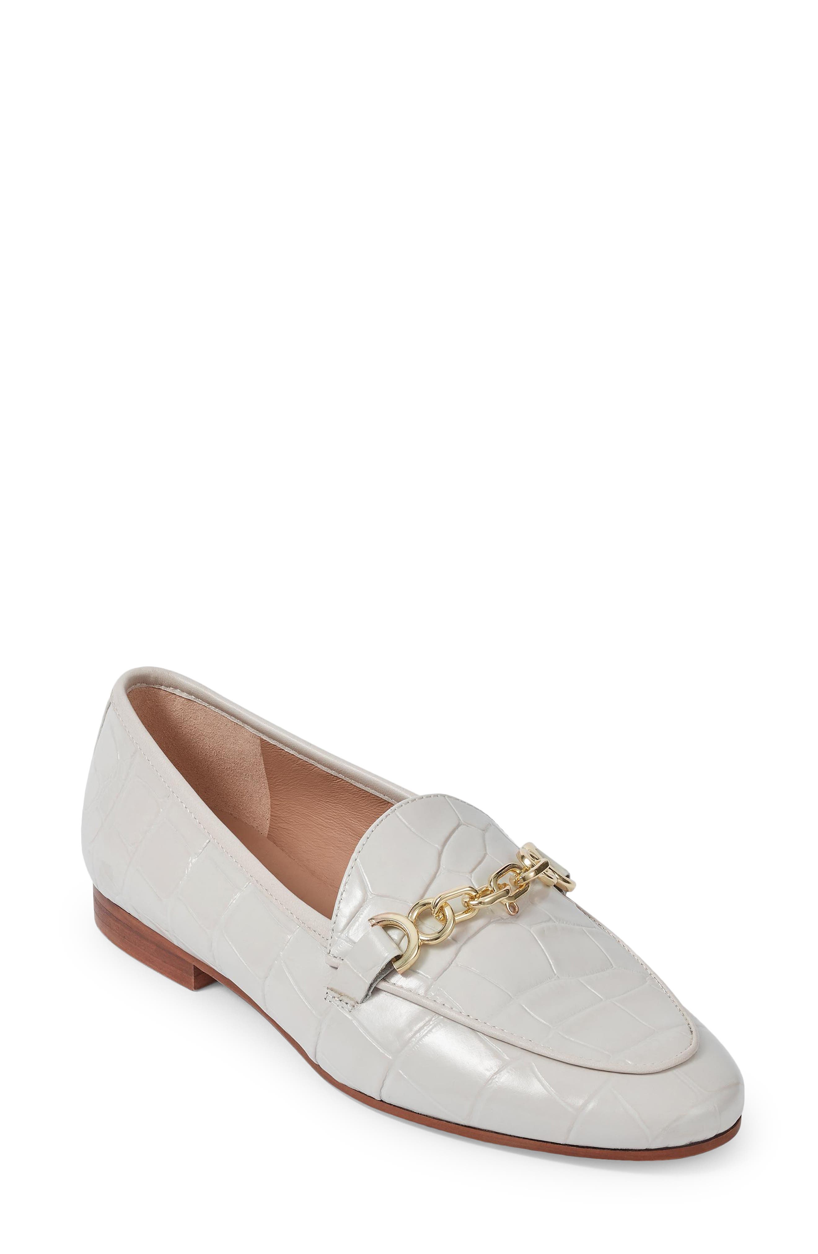 LK Bennett Adalynn Loafer, Main, color, White