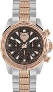 PLEIN SPORT Two Tone Quartz Hurricane Bracelet Watch, 44mm
