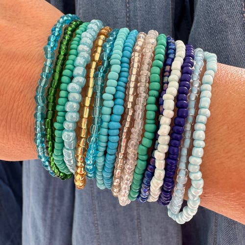 Erin Mcdermott Jewelry Shades Of Blue Bracelets In Brown