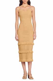 SANDRO Anvers Pointelle Knit Dress