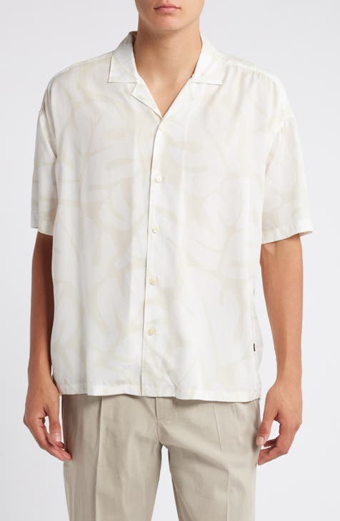 Drew Relaxed Fit Lyocell Camp Shirt