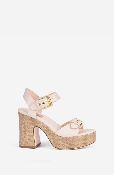 Sista Buckles Platform Sandal