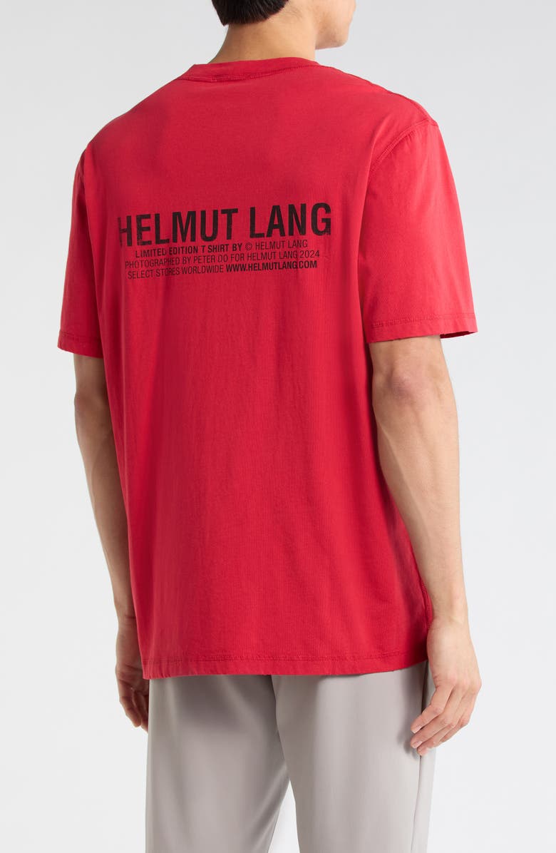 Helmut Lang Postcard T-Shirt, Alternate, color, Bordeaux