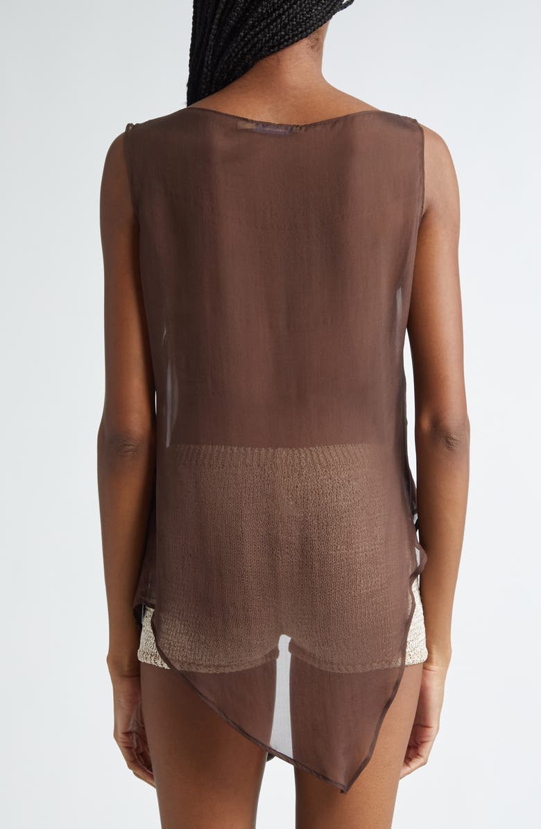 Paloma Wool Sato Asymmetric Silk Top, Alternate, color, 