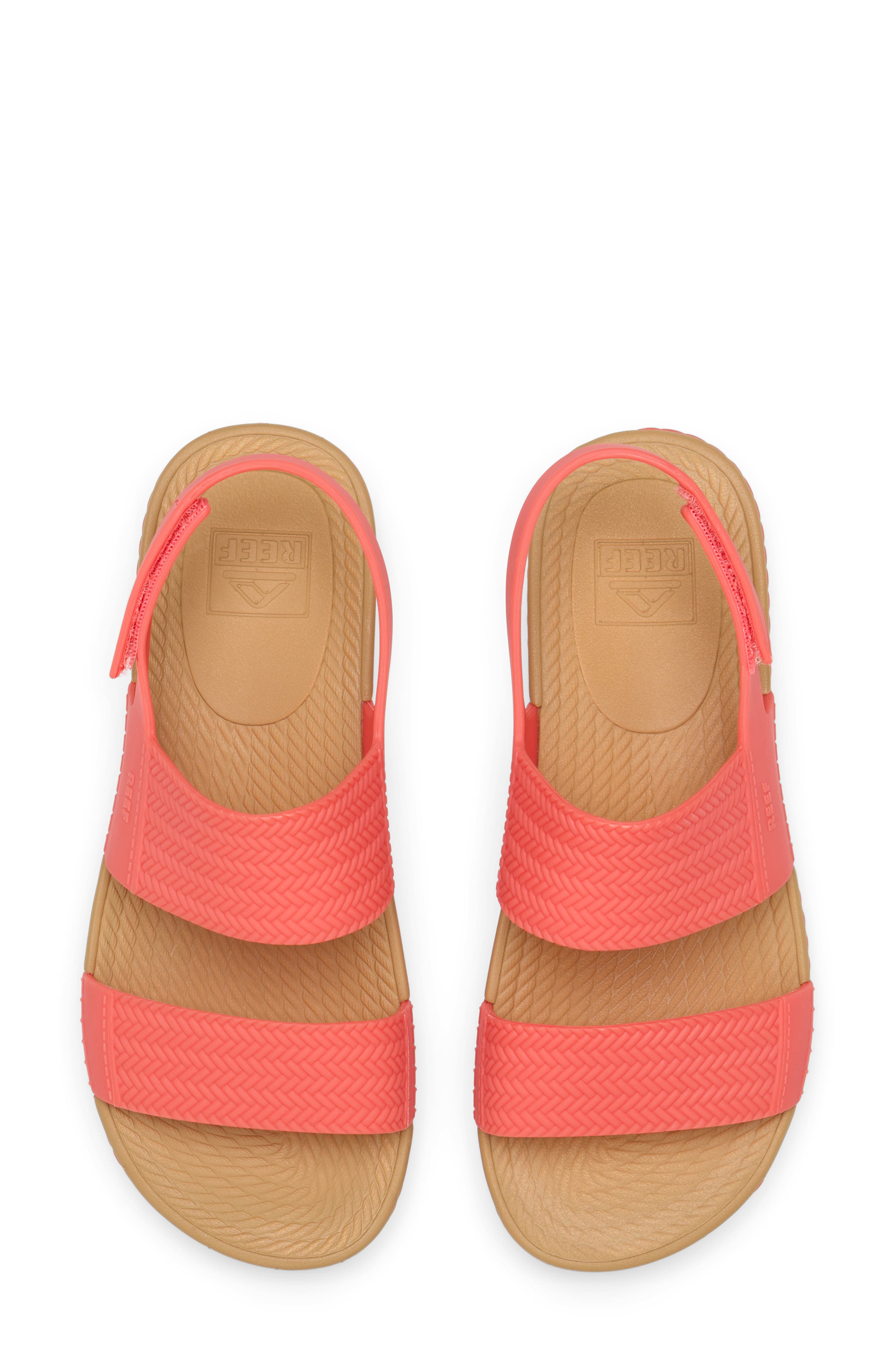 Reef Water Vista Slingback Sandal, Alternate, color, Sunset Coral