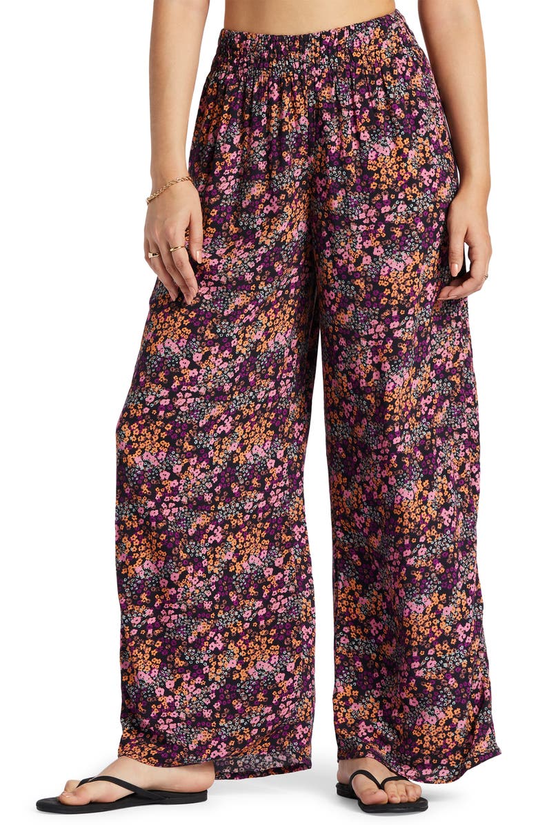 Roxy Forever & a Day Floral Wide Leg Pants, Alternate, color, 