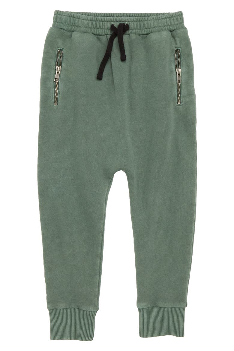 Zip Jogger Pants, Main, color, GREEN AGAVE