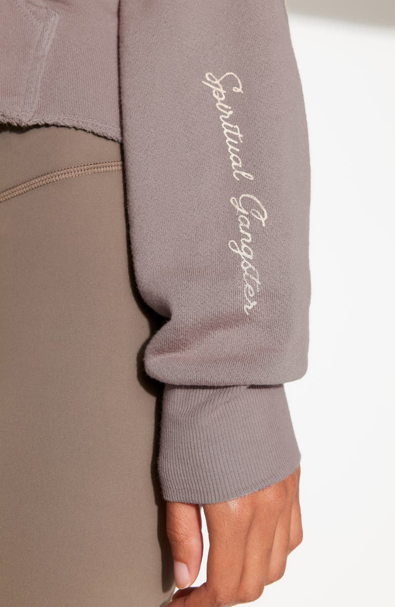 Spiritual Gangster Insignia Farrah Zip Hoodie, Alternate, color, 