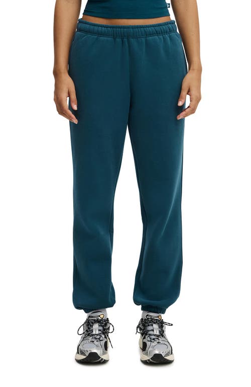 Cotton On Body Plush Essential Gym Sweatpant In Blue