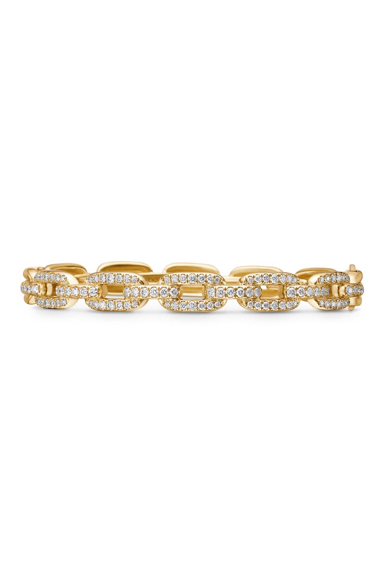 Stax 18K Yellow Gold Chain Link Bracelet with Diamonds, Main, color, YELLOW GOLD/ DIAMOND