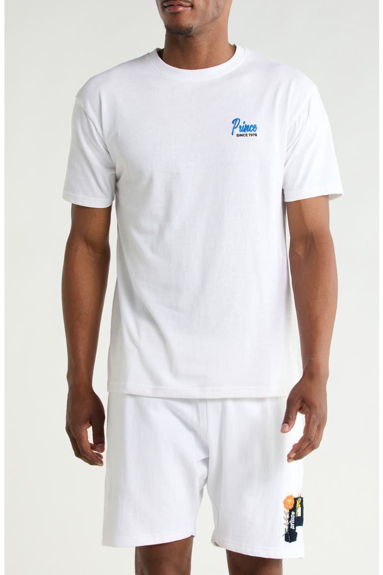 Logo Print Graphic T-Shirt, Main, color, WHITE
