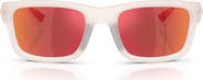 Prada Linea Rossa 54mm Mirrored Irregular Sunglasses
