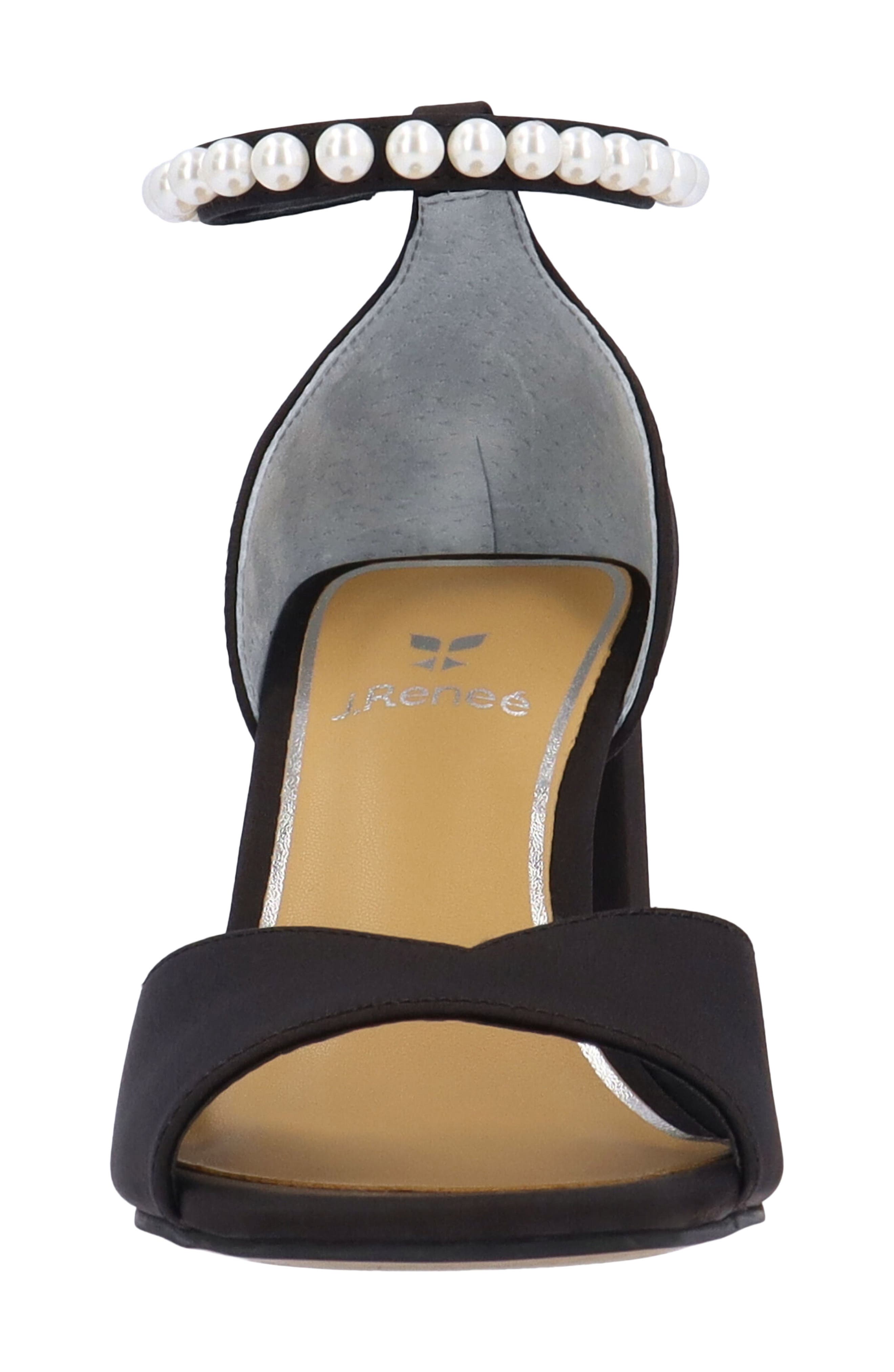 J. Reneé Nerida Ankle Strap Sandal, Alternate, color, Black