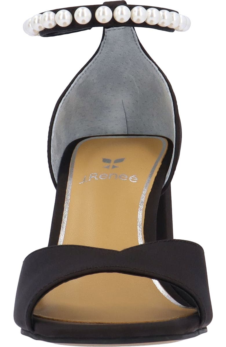 J. Reneé Nerida Ankle Strap Sandal, Alternate, color, Black