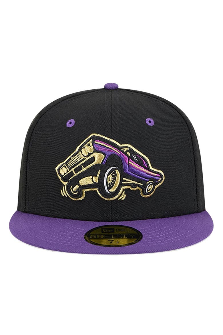Men's New Era Black Fresno Grizzlies Copa de la Diversión 59FIFTY Fitted Hat, Alternate, color, Black