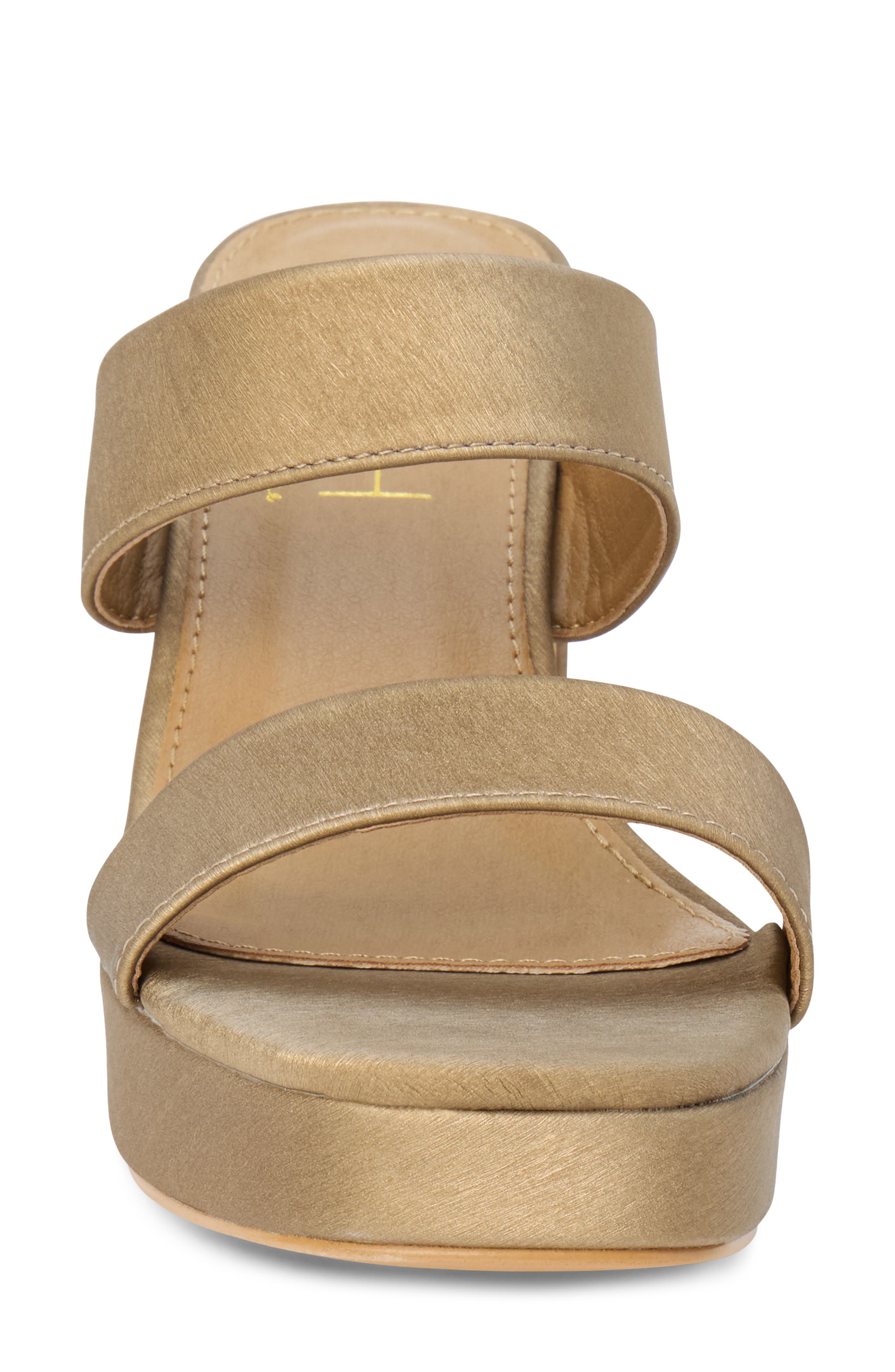 Delancey Platform Slide Sandal, Alternate, color, HONEY