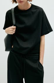 MANGO Seam Detail T-Shirt