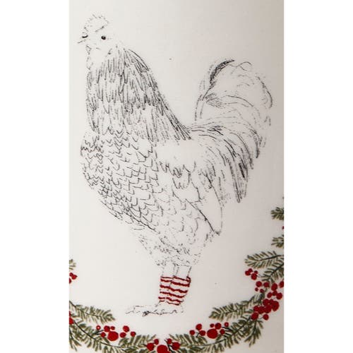 Tag Farmhouse Chicken Mug Ceramic Drinkware Perfect For Christmas In White