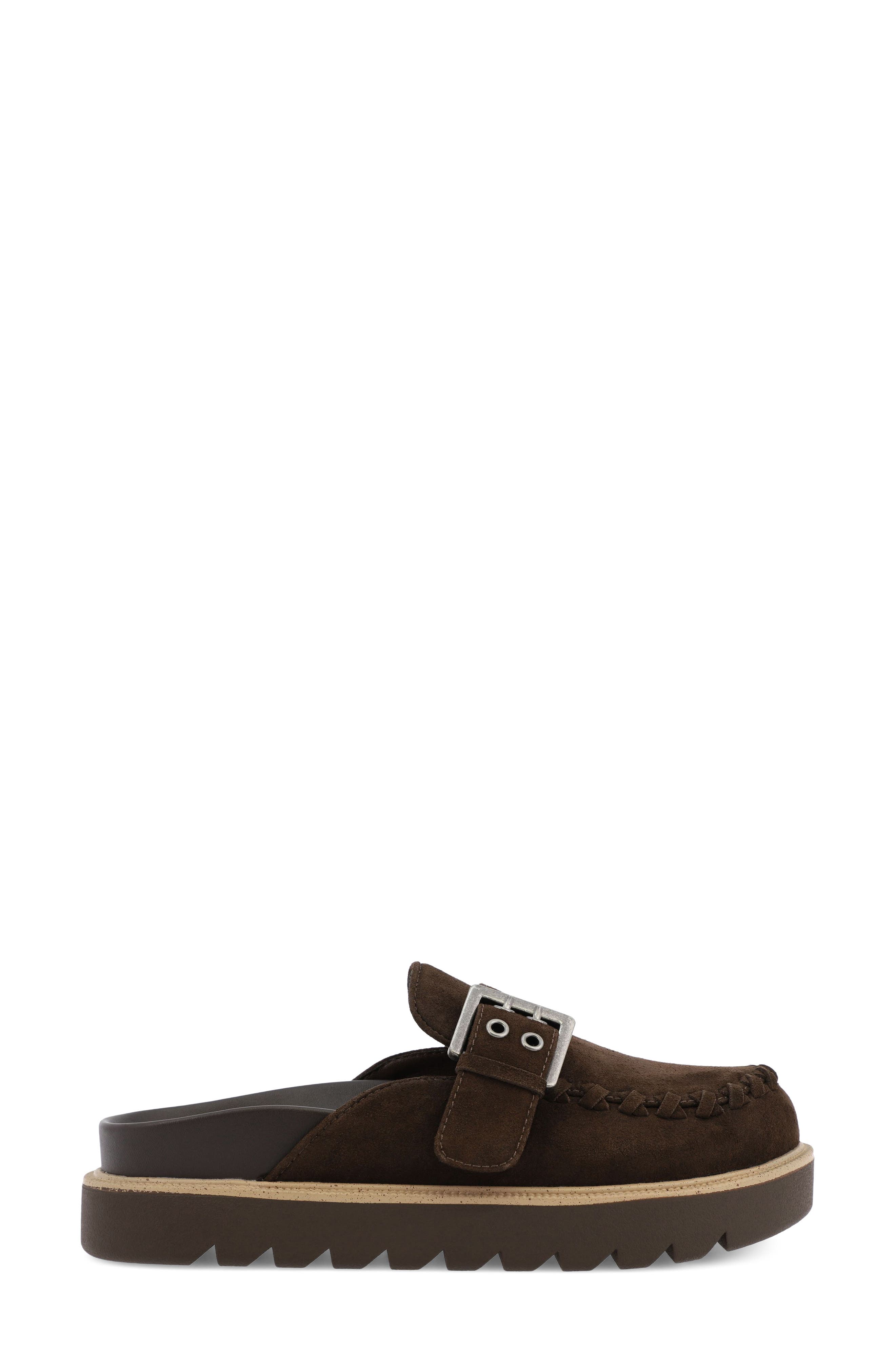 Zaina Mule, Alternate, color, CHOCOLATE