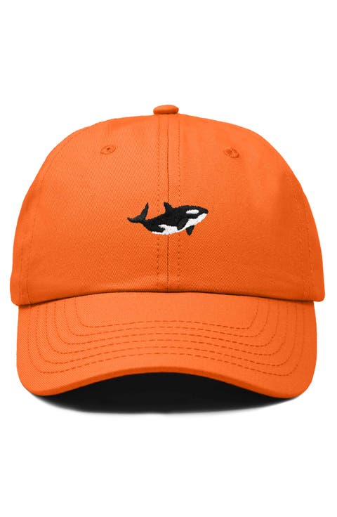 Killer Whale Embroidered Dad Hat