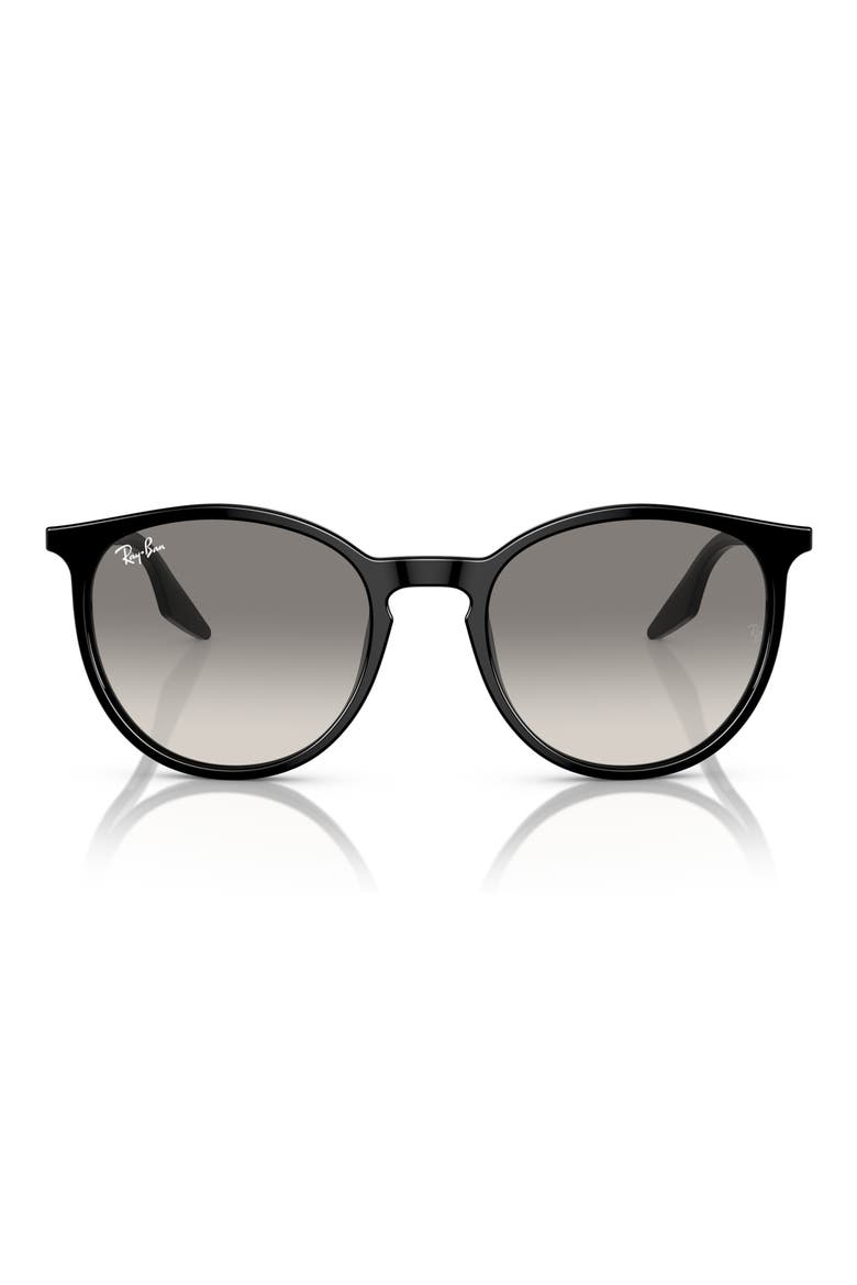 51mm Gradient Phantos Sunglasses, Main, color, BLACK