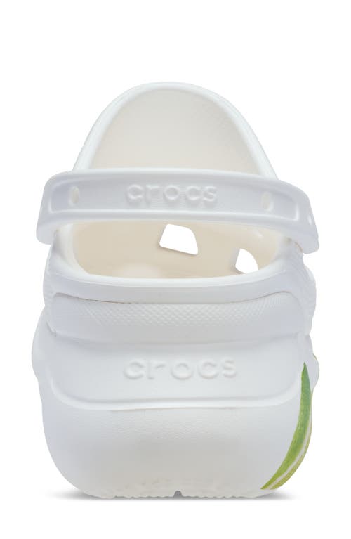 Crocs Bae Fresh Fruits Platform Clog In Green
