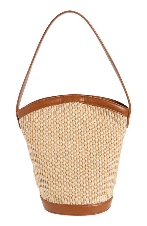 Reformation Giuliana Bucket Bag In Brown