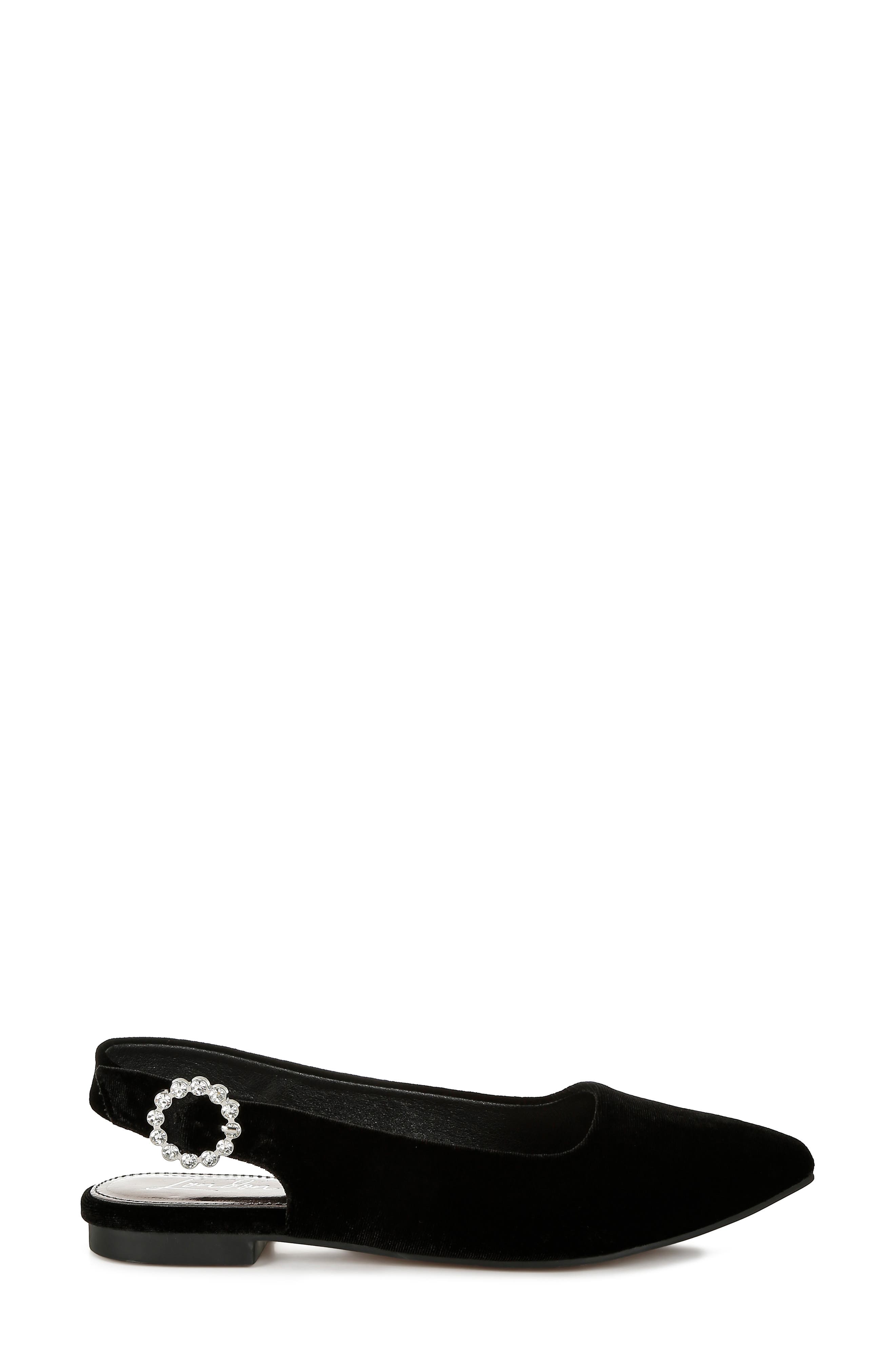 LONDON RAG Dolan Slingback Flat, Alternate, color, Black
