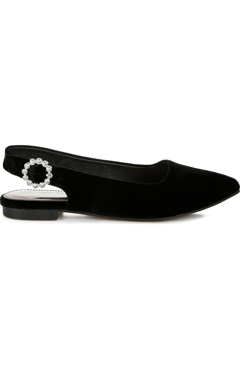 LONDON RAG Dolan Slingback Flat, Alternate, color, Black