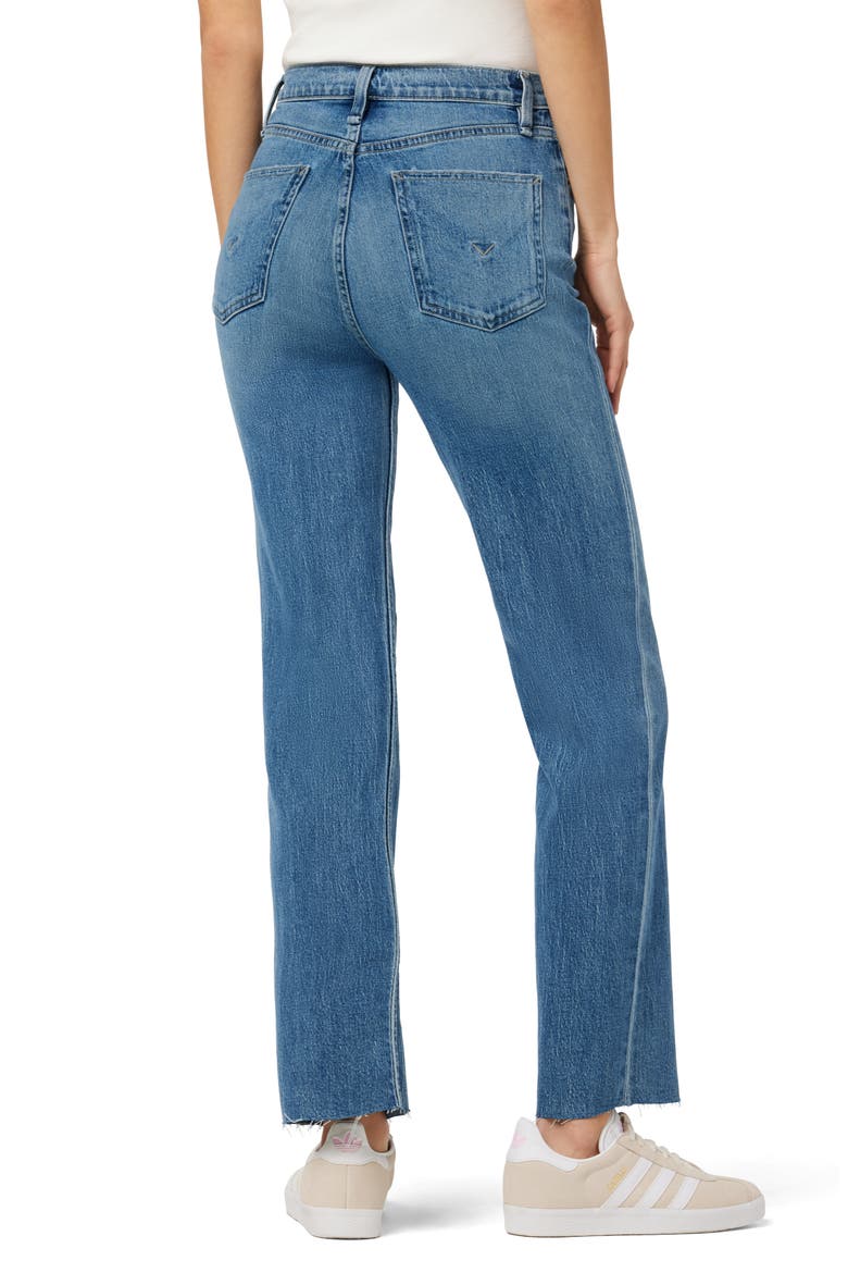 Remi High Waist Straight Leg Jeans, Alternate, color, CANAL