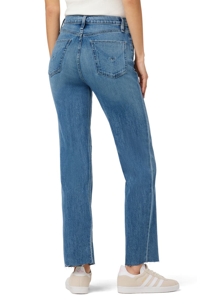Hudson Jeans Remi High Waist Straight Leg Jeans, Alternate, color, Canal