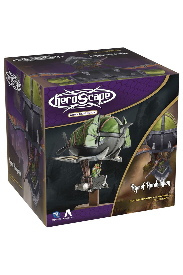Heroscape Air Marshal Zed Nesbitt Expansion, Figure and Army Card, Main, color, Multicolored