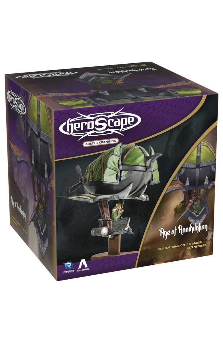 Renegade Game Studios Heroscape Air Marshal Zed Nesbitt Expansion, Figure and Army Card, Main, color, Multicolored