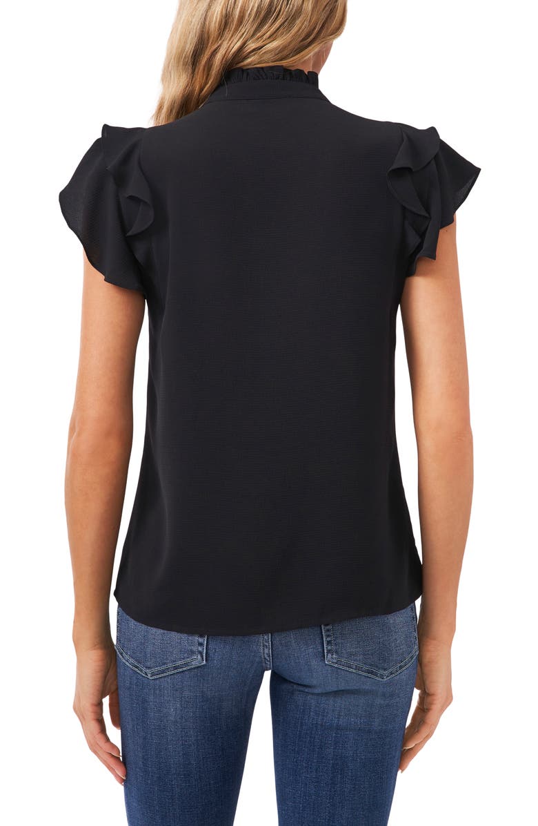 Puff Sleeve Button-Up Shirt
