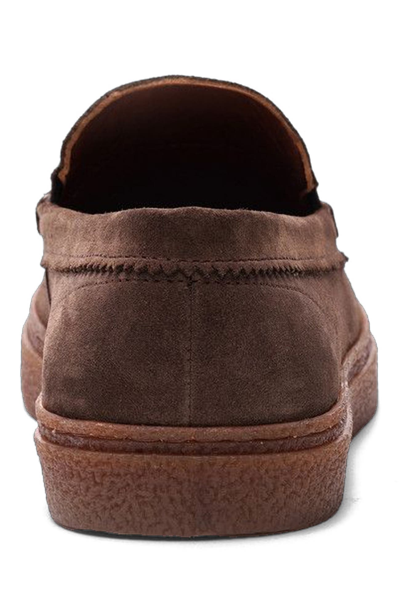 Baez Tassel Sneaker, Alternate, color, Saloon Brown Suede