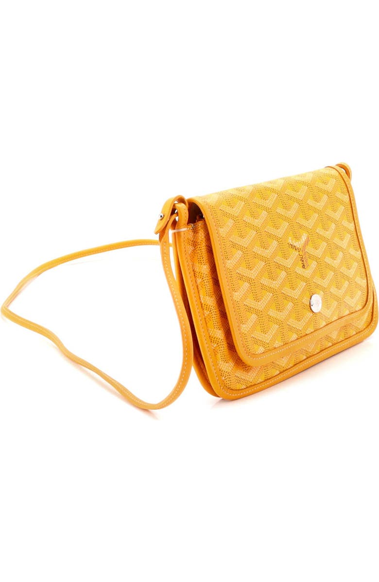 Pre-Owned Goyard Plumet Clutch Wallet Coated Canvas, Alternate, color, Yellow