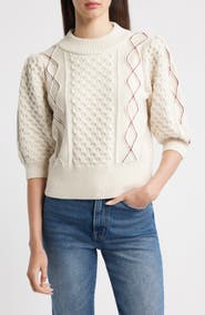 Rails Addy Cable Stitch Sweater